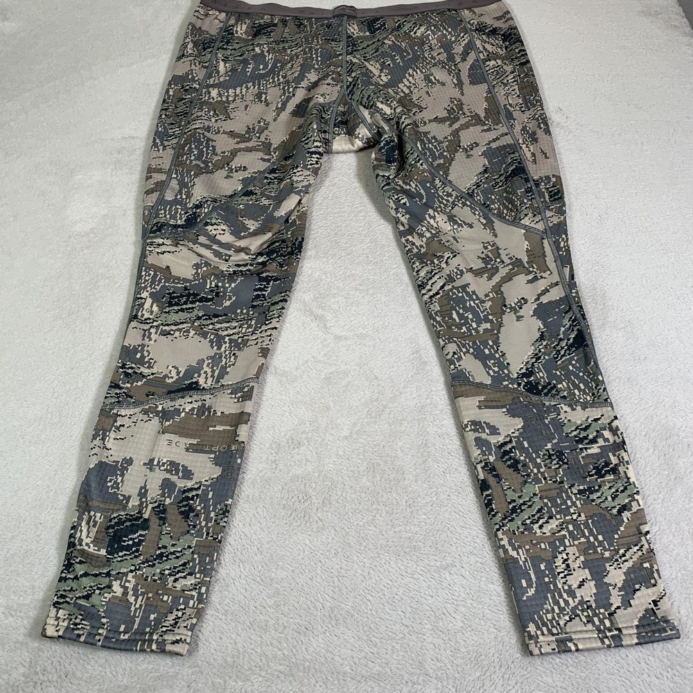 Sitka Core Heavyweight Bottom Leggings Mens 2XL Gray Camo Thermal Base Layer